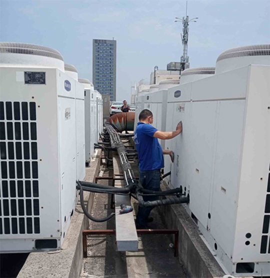 杜集中央空调制热和不制冷系统维修方法